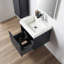 Meuble-lavabo flottant avec lavabo et armoire latérale 20 po Loften-87851278