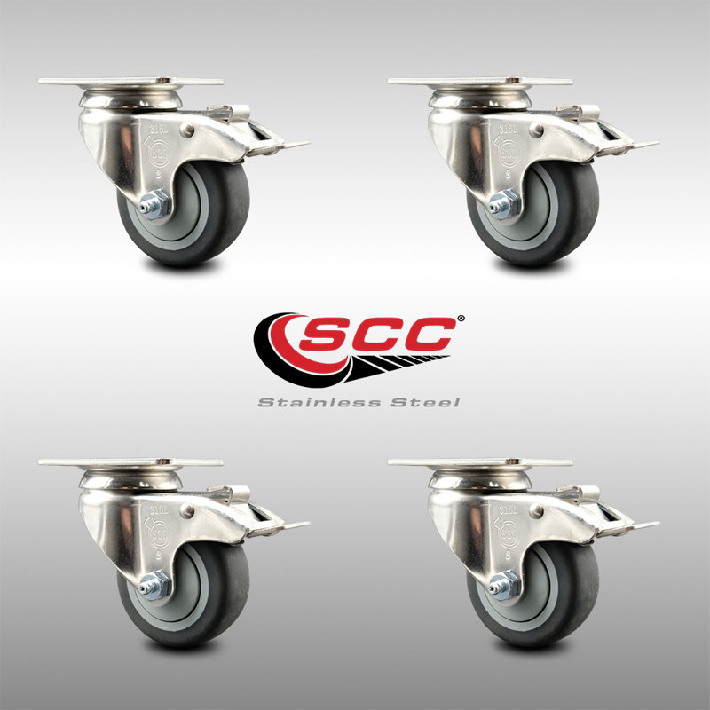 Thermoplastic Rubber Casters