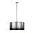 Cannery 4-Light Drum Pendant - Ombre Galvanized