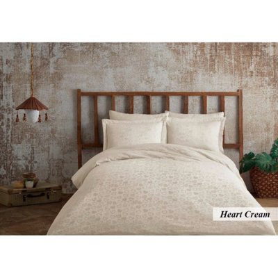 Cotton Satin Damask Duvet Cover