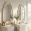 Miroir mural arqué en bois massif 40 po x 24 po-242518101