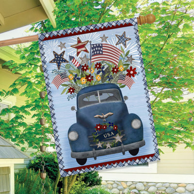 Celebrate America Pickup House Flag
