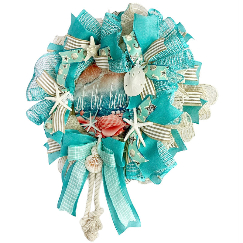 Couronne en maille 18 po At The Beach