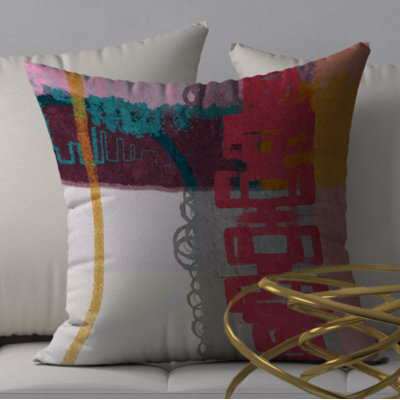 Reversible Throw Pillow