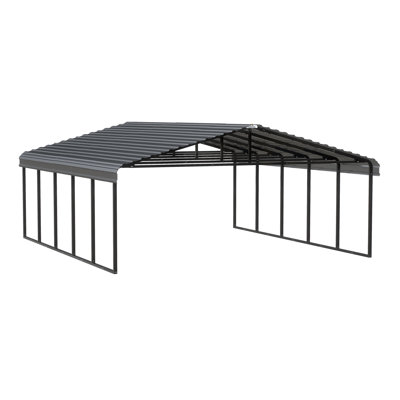 Galvanized Steel Carport, 20X24X9