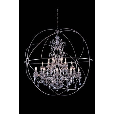 Mendelson 25 - Light Dimmable Globe Chandelier