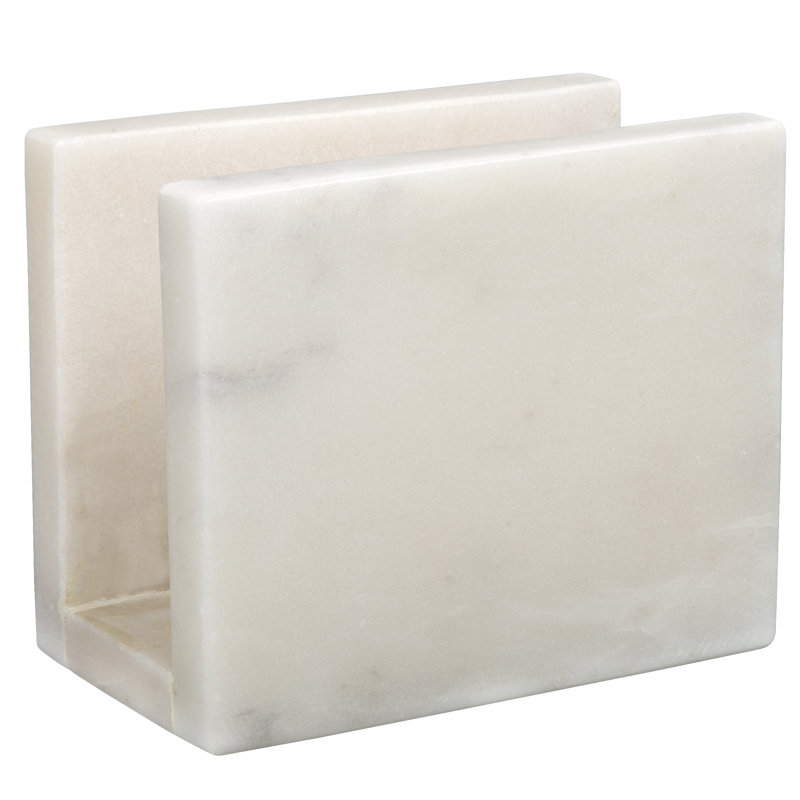 Alcott Hill Marble Stone Standing Napkin Holder & Reviews | Wayfair