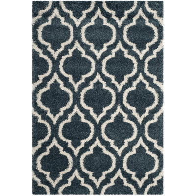 Darrold Hudson Shag Performance Geometric Rug