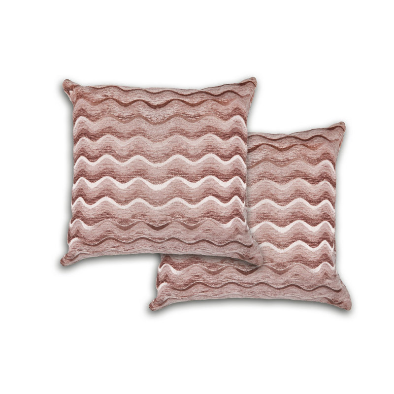 Kittredge Geometric Square Cushion Cover, Pink