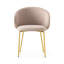 Fauteuil rembourré avec structure en métal Tuka-64133471-64133472