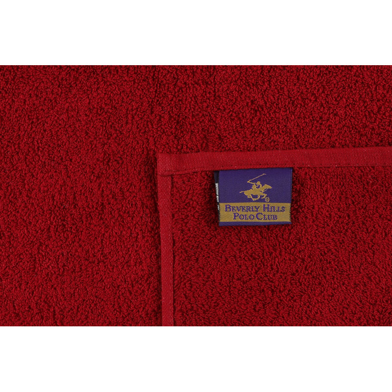 Ensemble de serviettes luxueuses 100% coton, bleu pétrole et rouge bordeaux, 19,7 po x 35,4 po | 450 g / m² pour une absorbance ultime | Lavable à la machine, doux et durable | Parfait pour le spa, la salle de bain et l'utilisation quotidienne