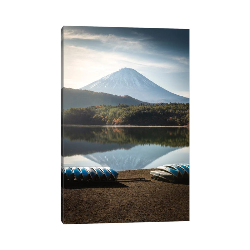 Mount Fuji XXI by Daisuke Uematsu - Print on Canvas, Wrapped Canvas, 30.48cm H x 20.32cm W x 1.91cm D