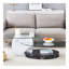 Table basse contemporaine à double couche artistique - marbre blanc et marbre noir, plusieurs couleurs disponibles. Autocollant de panneau de densité, verre renforcé,