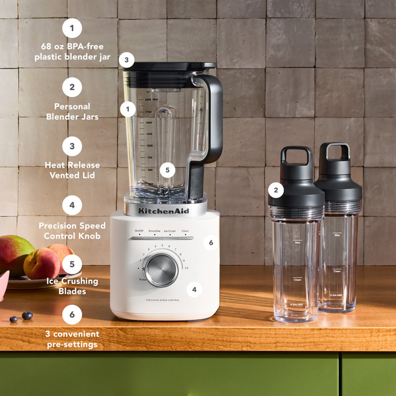 KitchenAid® Pure Power Blender with Personal Blending Jar