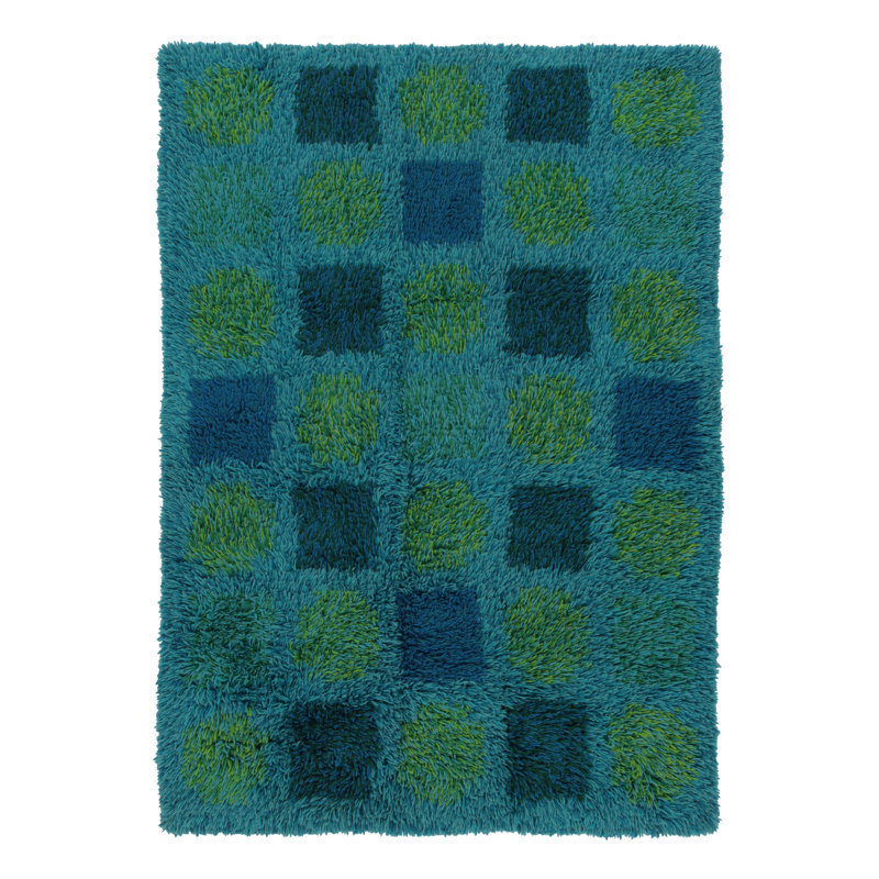 Scandinavian One-of-a-Kind 4'5x6'4 Hand Knotted Area Rug