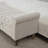 Upholstered Storage Bench With Rolled Armrest-1003306476