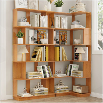 Ensemble de 2 bibliothèques combinées gratuites pour un rangement de bureau personnel peu encombrant et personnalisable