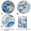 «Blue and White Botanical Tiles IV» - art mural botanique-1902898088-1902898109
