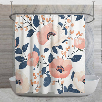 Rideau de douche Vintage Floral