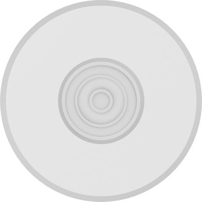 Standard Grayson Bullseye Rosette with Beveled Edge