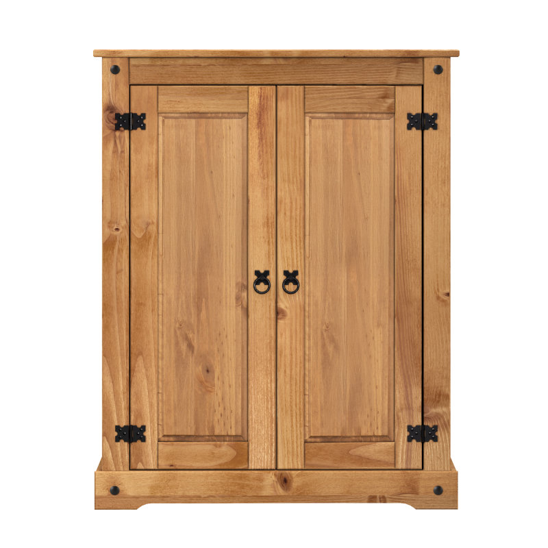 Bayhills Rectangle Accent Cabinet, Brown, Black