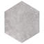 Carrelage mural en porcelaine mate 7,87 po x 9,45 po Dakota Hexagon-79122833