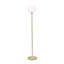 Frenchie 150cm Plated Traditional Floor Lamp