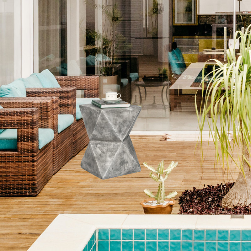 Table d'appoint Orentha, gris