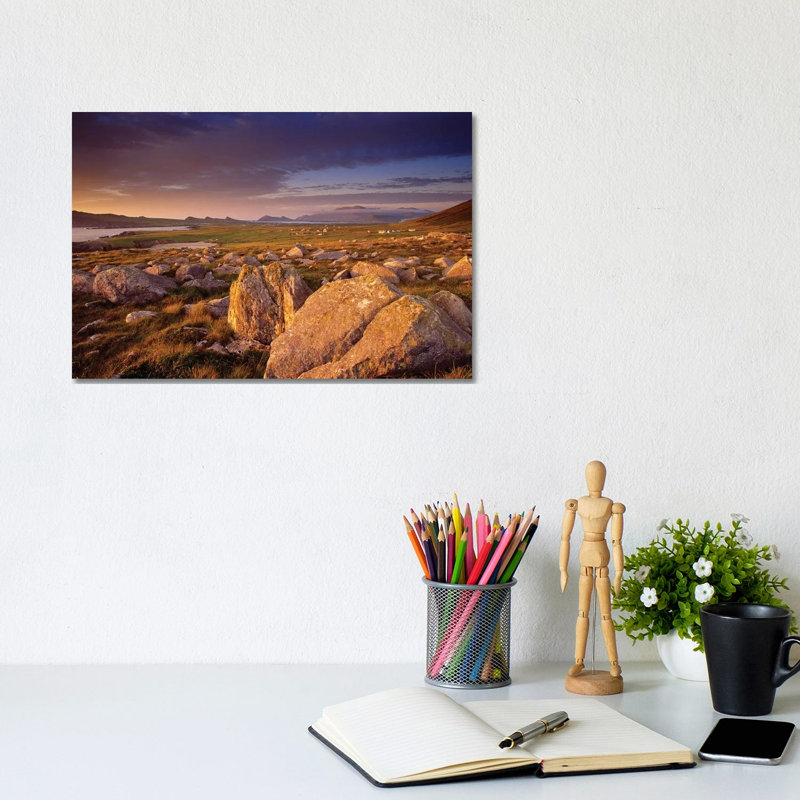 Dingle Peninsula Summer Evening, Ireland by Gareth McCormack - Wrapped Canvas Print, 20.32 cm H x 30.48 cm W