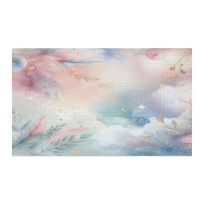 Tapis tressé Whimsical Splash