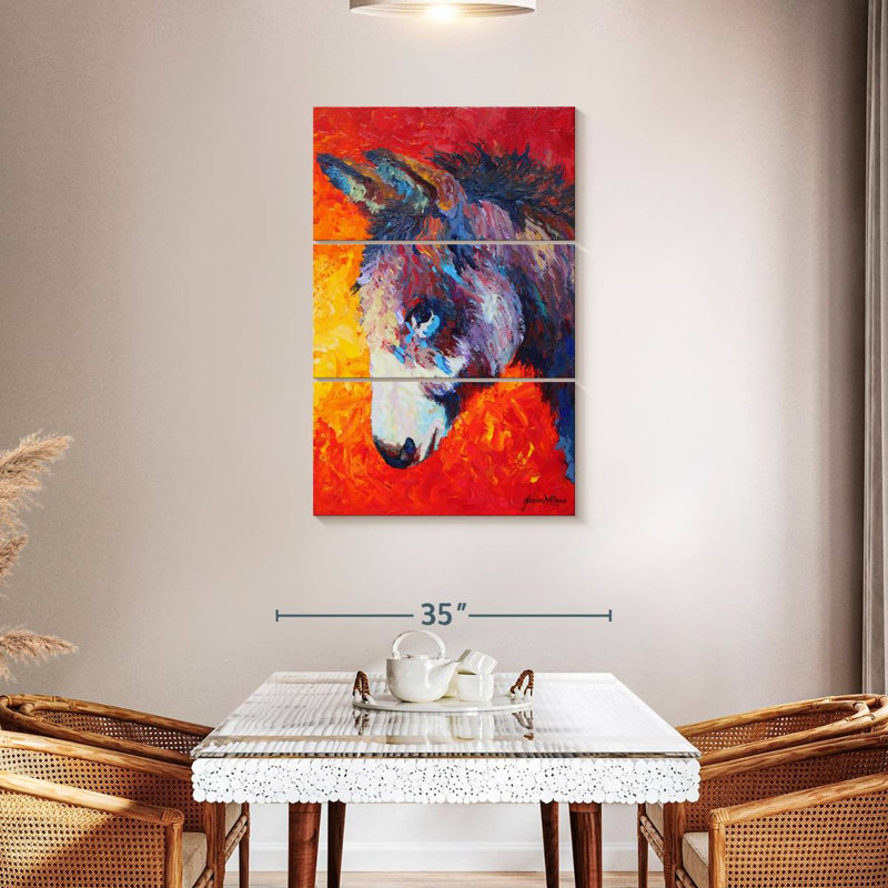 Brampt Donkey II, 45" H x 28" W