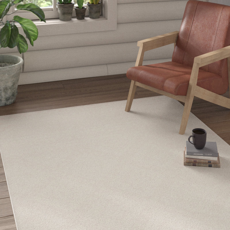 Tapis géométrique en laine et en coton touffeté à la main Myndi, Rectangle 8 pi x 10 pi