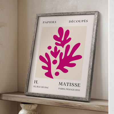 Matisse CLX III, reproduction d'art encadrée - bois massif