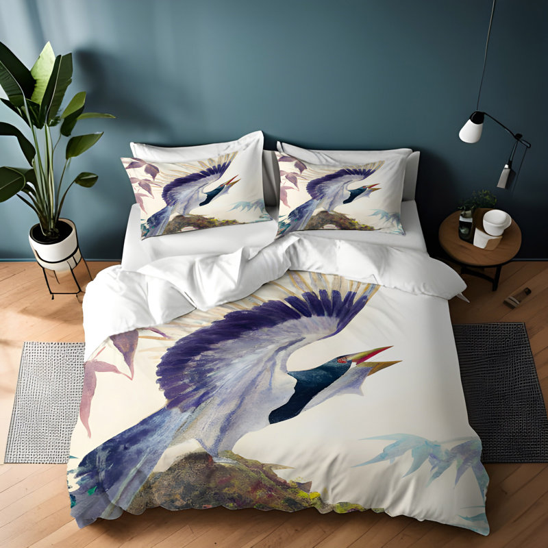 Polyester Animal Print Duvet Cover, King Duvet Cover + 2 King Shams