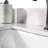 Bathroom Stone Vanity Top 43X22 - Engineered With White Marble Affinity, Rectangular Undermount Ceramic Sink And Backsplash Faucet Hole Commitment Correspondence, Security