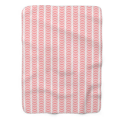 Pastel Stripes - 1 pièce Sherpa Premium