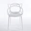 Ensemble de salle à manger 1 + 4,5pièces, table de salle à manger à pieds en métal de style Mid-Century pour 4 à 6 personnes avec plateau en panneau de fibres à densité moyenne, table de salle à manger à piédestal, table basse de loisirs, blanc-123290068-123290065-123290064