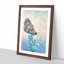 Butterfly Perched upon a Flower - Picture Frame Graphic Art Print-56862660-56862666