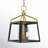 4 - Light Dimmable Lantern Geometric Chandelier-65237600-65237601