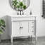 Meuble-lavabo en bois massif 36 po avec armoire de rangement en céramique-2093456272-2093456275