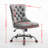 26.4 Inch Wider Seat Office Chair,Artificial Rabbit Hair Home Office Chair With Metal Base,Adjustable Desk Chair Swivel Office Chair,Vanity Chair-463534197