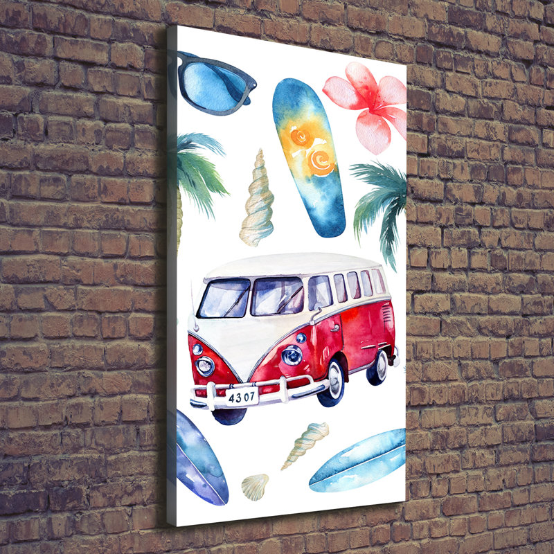 Surfer Set - Wrapped Canvas Print