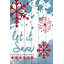 Let It Snow par Diana Alcala - impression sur bois sans cadre-24437230