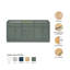 Base de meuble-lavabo double en bois massif 72 po Osoria-121090592