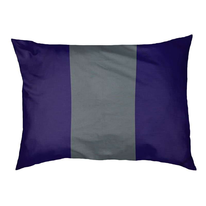 Coussin Atlanta, Moyen (l 28 po x P 18 po x H 9,5 po), Purple/Gray/Purple