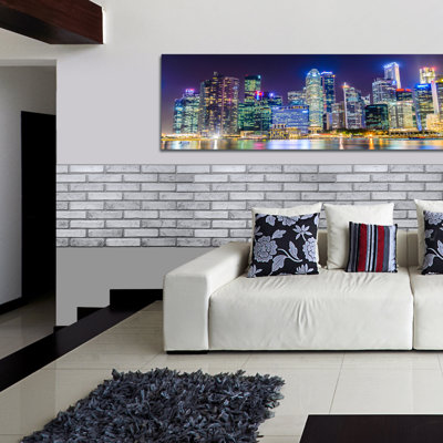 Panneau mural 3D 19 po x 39 po (paquet de 5)
