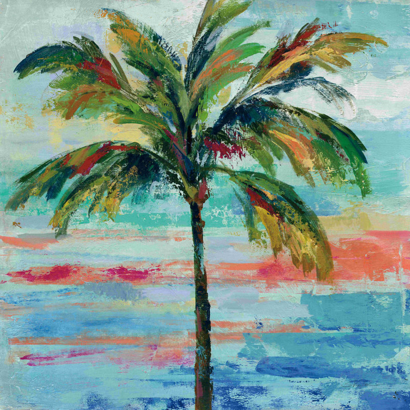 California Palm II, H 36 po x l 36 po