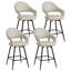 Tabouret de bar rotatif 26 po en similicuir-123130911-107262347