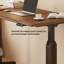 Bureau ajustable électrique 62,5 po Mid-Century-130093073