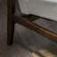 Fauteuil club moderne en similicuir Mid Century